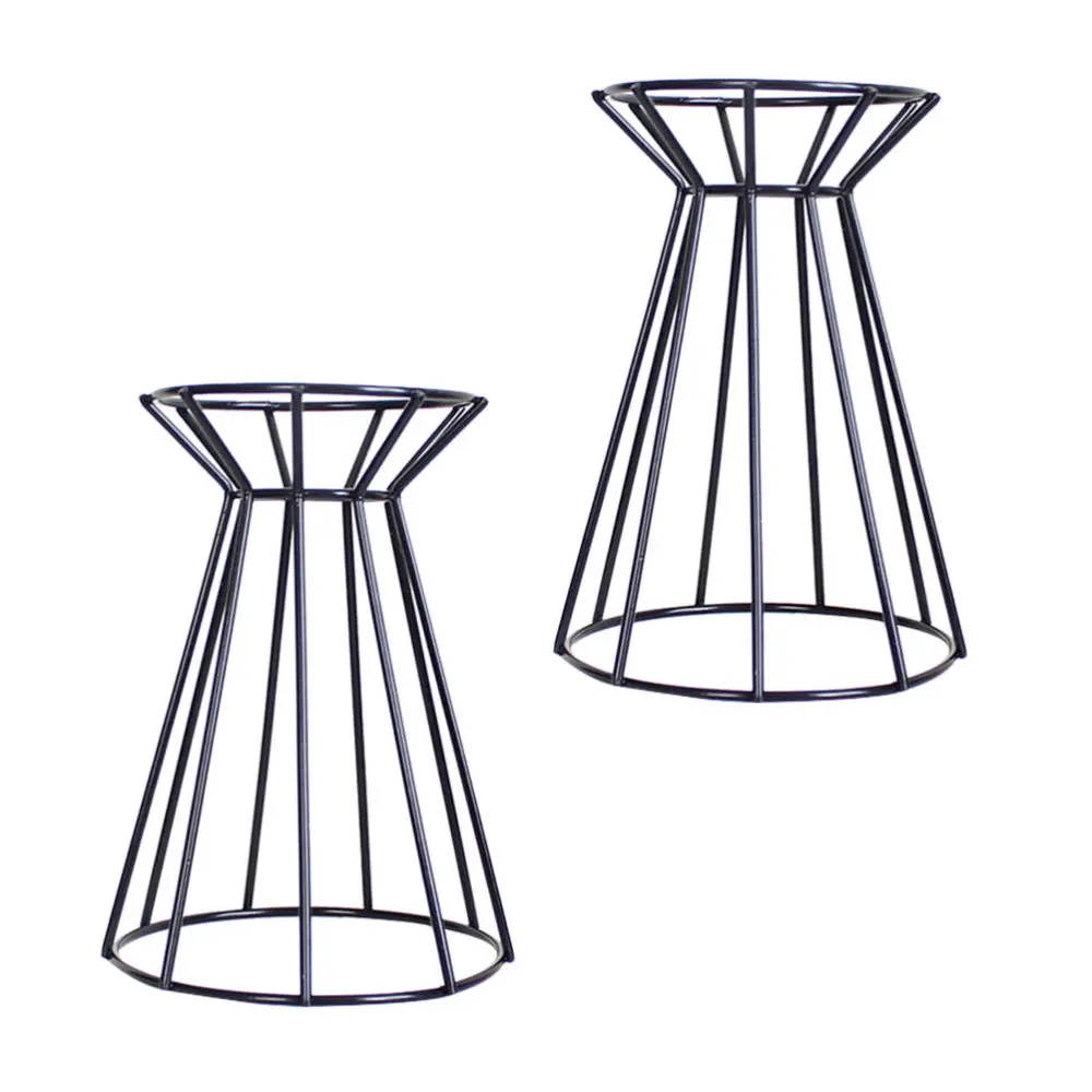 

2Pcs Simple Air Plant Holder Stylish Office Plant Rack Flower Arrangement Stand