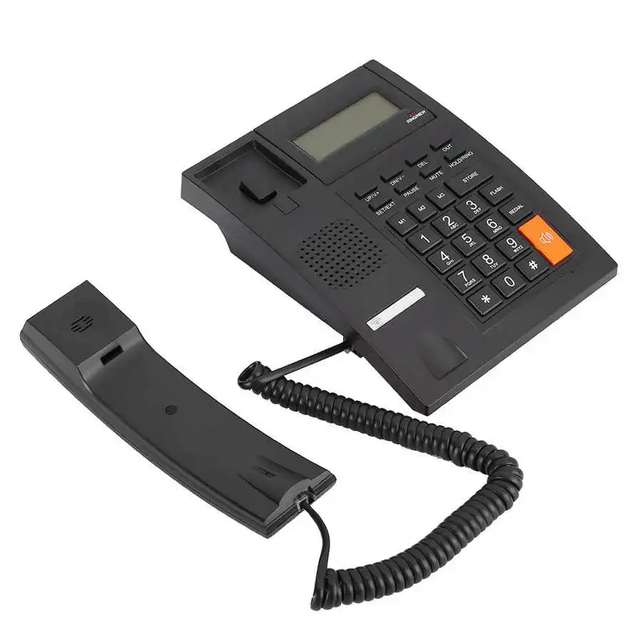 Домашний стационарный телефон настольный проводной свободные руки вызов