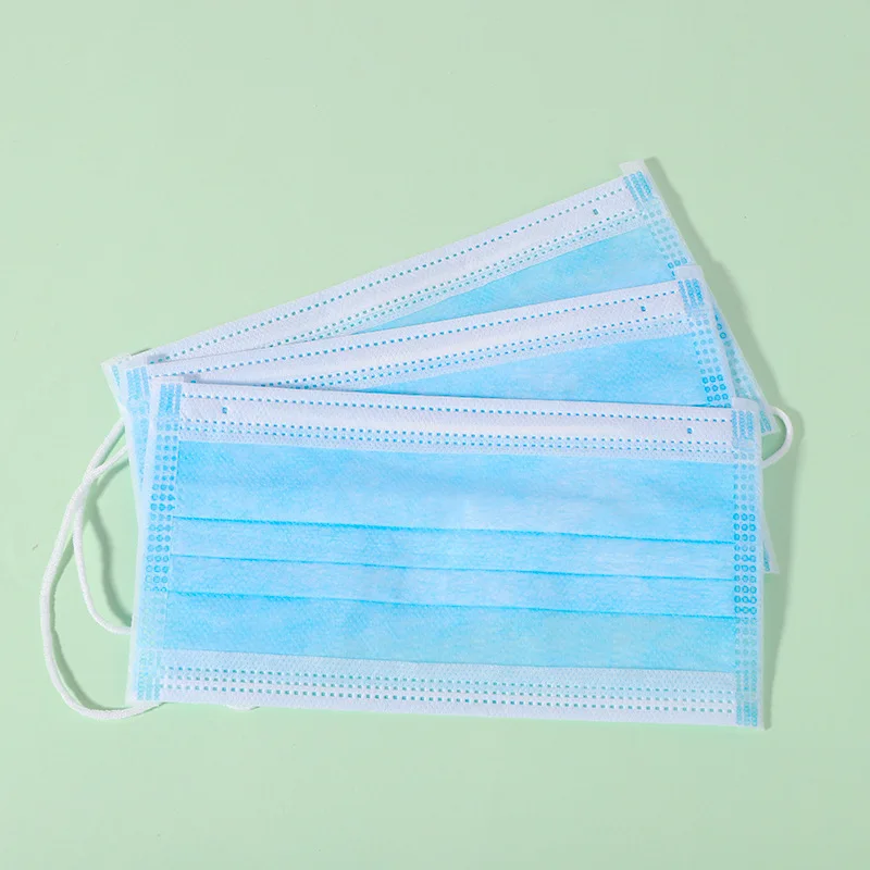 

Mask 50Pcs/Lot Disposable Elastic Mouth Soft Breathable Face Mask Anti Dust Breathable Meltblown Cloth Mask 3 Layers Protection