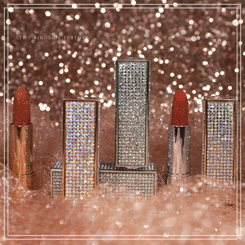 ZHENDUO 6 цветов Макияж для губ шелковая Атласная блестящая матовая губная помада