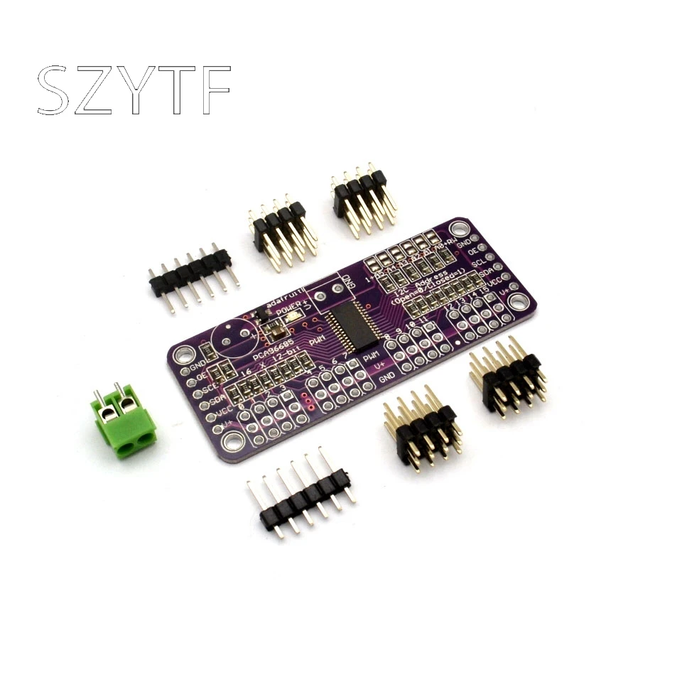 16 канальный 12 разрядный PWMServo драйвер PCA9685 Adafruit Совместимость CJMCU PCA9685| |