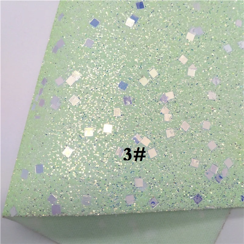 3 Glitterwishcome 21X29 см А4 Размер синтетическая кожа, неоновая массивная блестящая кожа, искусственная ткань из искусственной кожи винил для бантов, GM562A - Цвет: 3