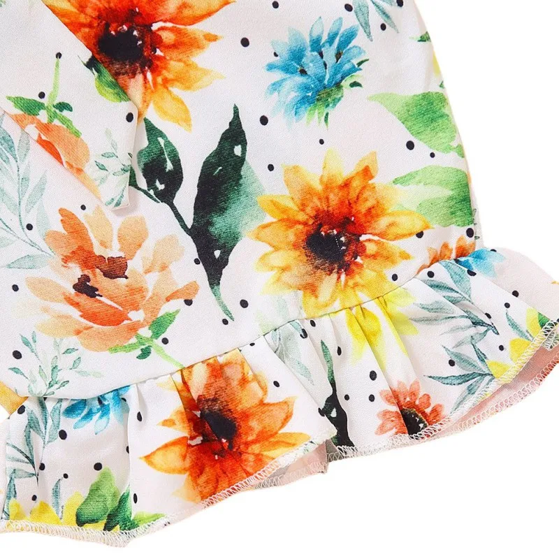 

Vest Sleeveless Mid-waist Print Jumpsuitbaby clothing accessories, baby suits, cute suits, baby girl suitsnot harm baby's skin