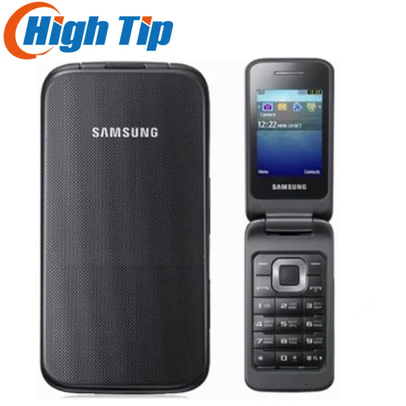 Разблокированный Оригинальный чехол-книжка Samsung C3520 диагональю 2 4 дюйма (МП) цвет