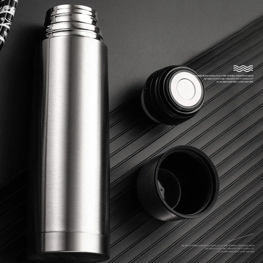 Портативная двухслойная вакуумная фляга для кофе чая воды Термокружка кувшин
