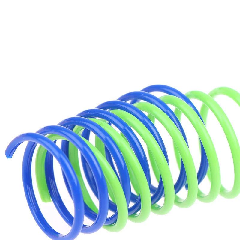 

Colorful Cat Spring Toys Plastic Springs Cat Play Toys For Cat Pet Accessories