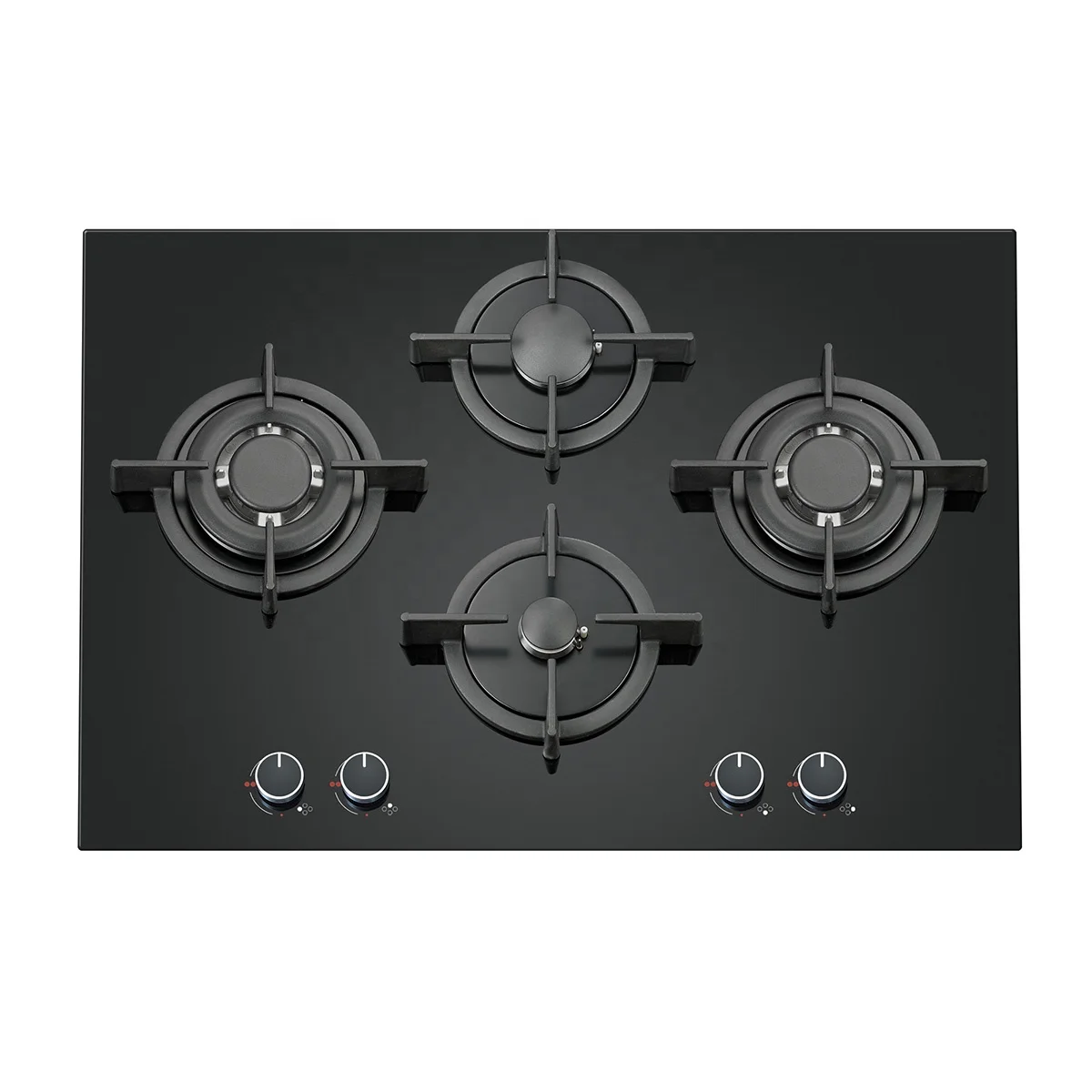 

Cooking top 4 burners tempered glass gas stove with safety device