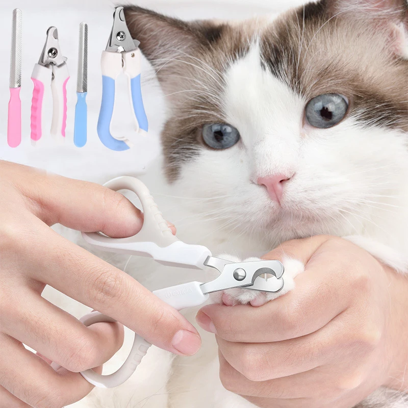 

Prevent Scratches Cat Nail Clippers Scissors for Cats Gotas Sphunx Grooming Accessories Stainless Steel Dog Pets Animals Clipper