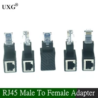 90 degree 270 degree up down left right multi angle rj45 cat 5e 6e cat7 male to female lan ethernet network extension adapter