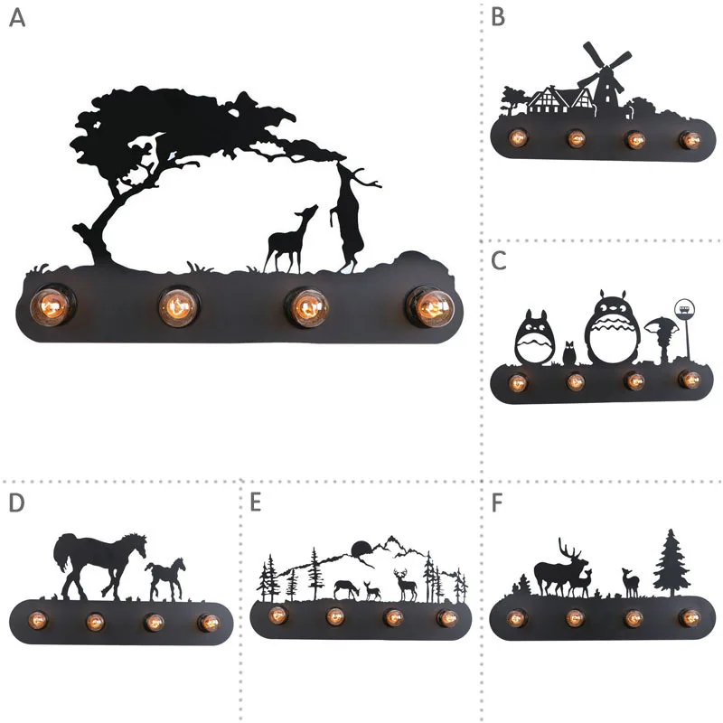 Современная черная живопись креативный персонализированный настенный