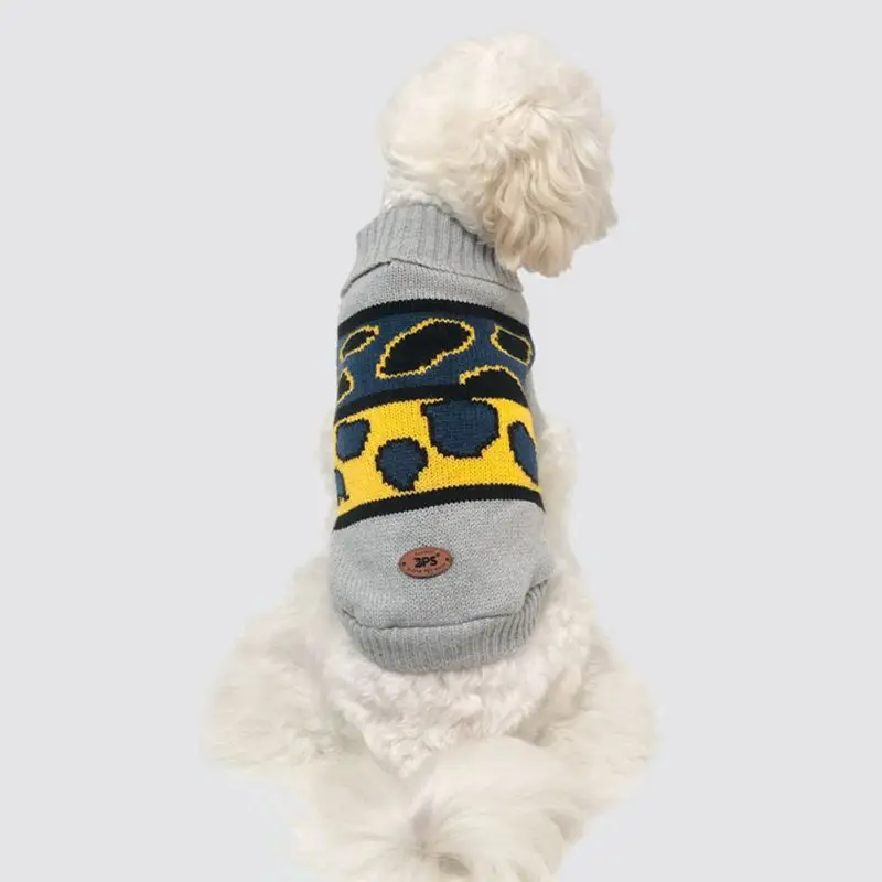 

New Winter Dog Clothes Warm Christmas Pet Puppy Sweater Small Dog Pet Clothes Warm Dog Coat Crochet Sweater