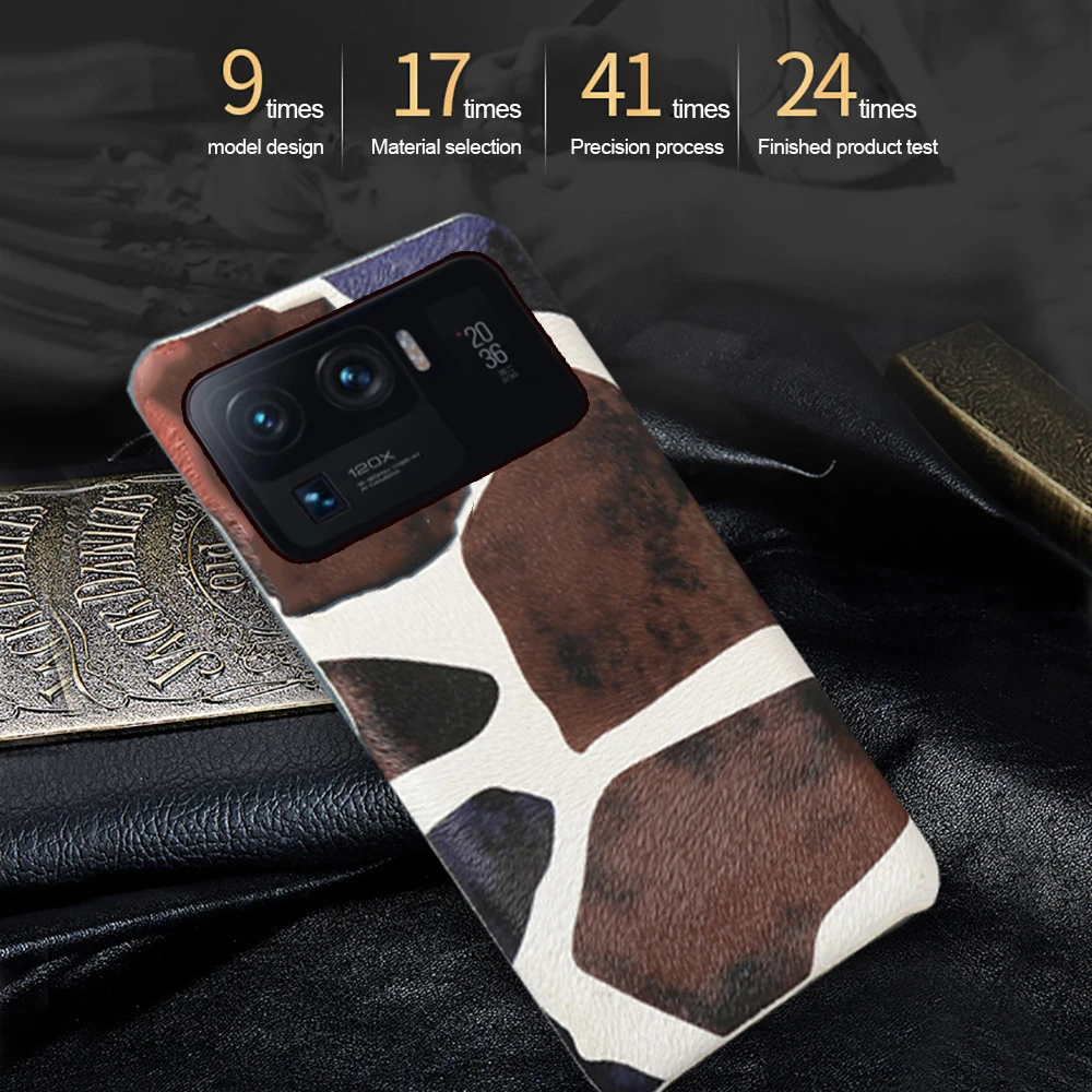 Genuine Leather Case for Poco X3 X4 Pro F3 F4 GT Mi 12 12X 11T 11 Lite 10T Cover For Xiaomi Redmi Note 10 11 9 8 pro 10S 11S