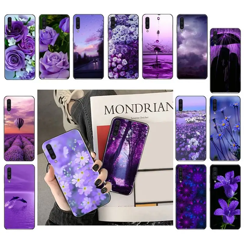 

infinity on Purple Phone Case For Samsung Galaxy A51 A71 A52 A12 A50 A32 A21S A70 A31 A21 A11 A12 M31 A02