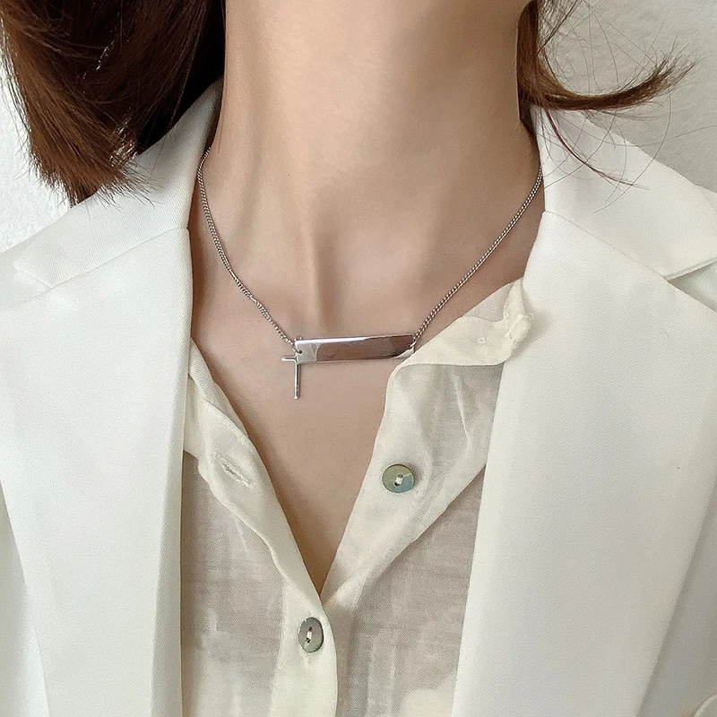 Дизайнерское женское ожерелье из стерлингового серебра 925 пробы|Ожерелья| |