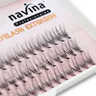 Накладные ресницы Navina 3D объемные 60 пучков натуральные норковые ресницы для наращивания индивидуальные 10D Кластерные ресницы Макияж Топ Ресницы Cilios