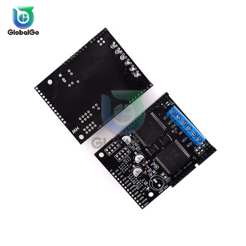 

VNH5019 2 Way Two Channel DC Motor Drive Module 30A High Current Self-voltage Protection 5.5V- 24V Motor Drive Controller Board
