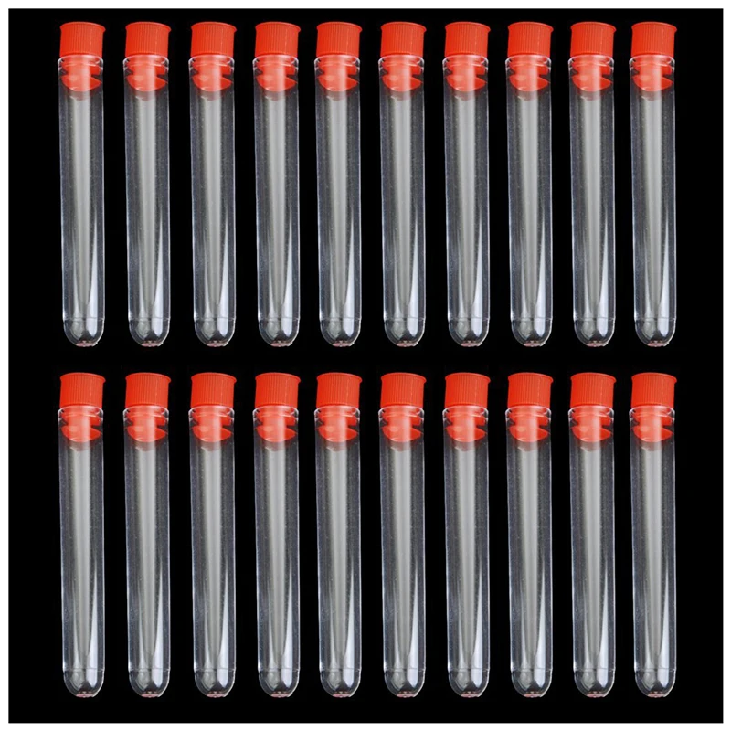 

20 pcs Plastic Hard Test tube Laboratory Test Tool