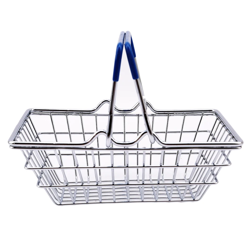 

Baby Kids Simulation Metal Mini Shopping Cart Toys Pretend Play Funny Toys Kids Toys Storage Basket