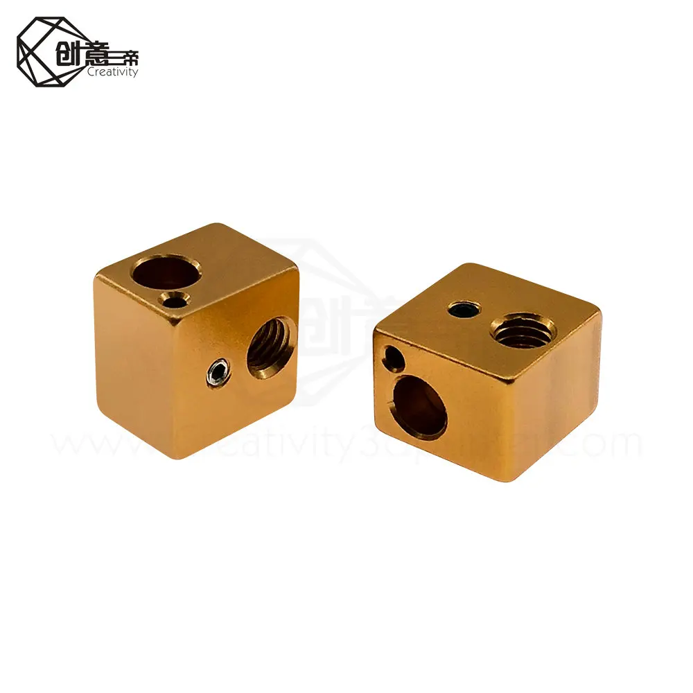 100 шт./лот аксессуары для 3D принтера все металлические нагревательные блоки