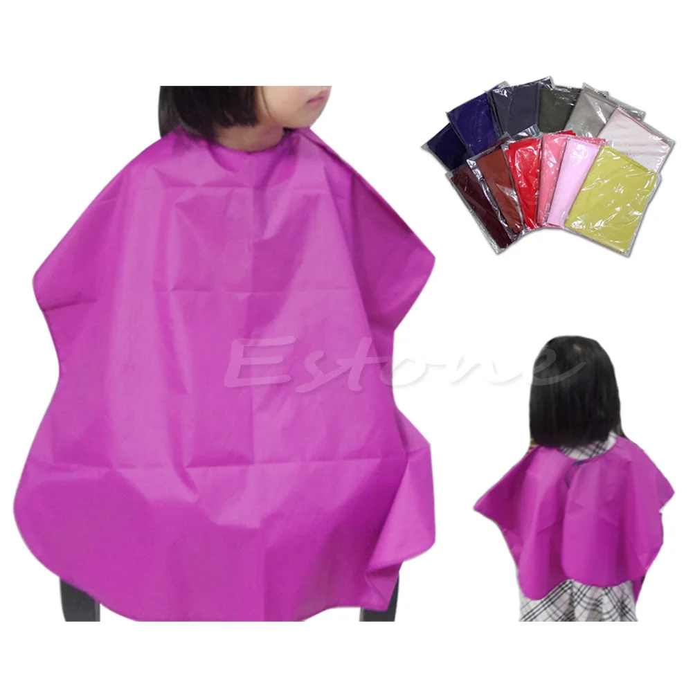 

Children Salon Waterproof Hair Cut Hairdressing Barbers Cape Gown Cloth New Hot