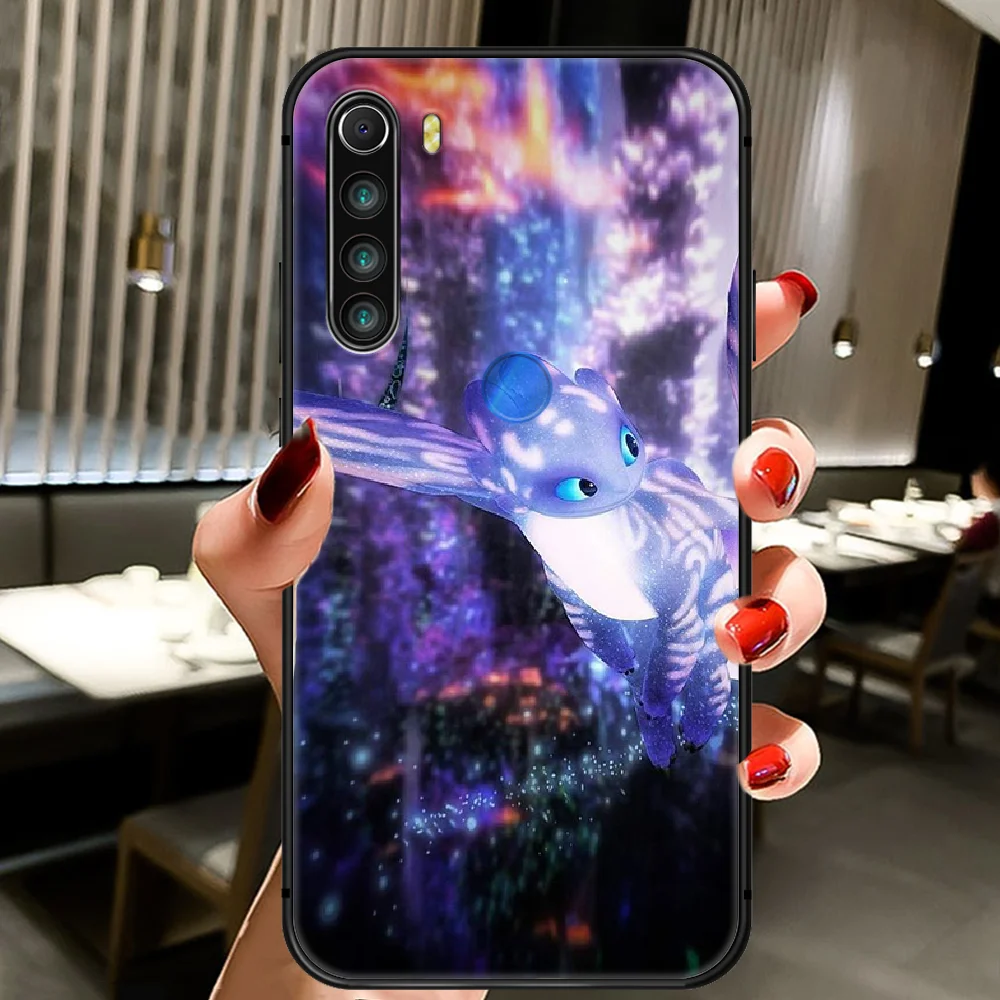 

How To Train Your Dragon Movie Phone Case Cover Hull For XIAOMI Redmi 7a 8a S2 K20 NOTE 5 5a 6 7 8 8t 9 9s Pro Max black Back