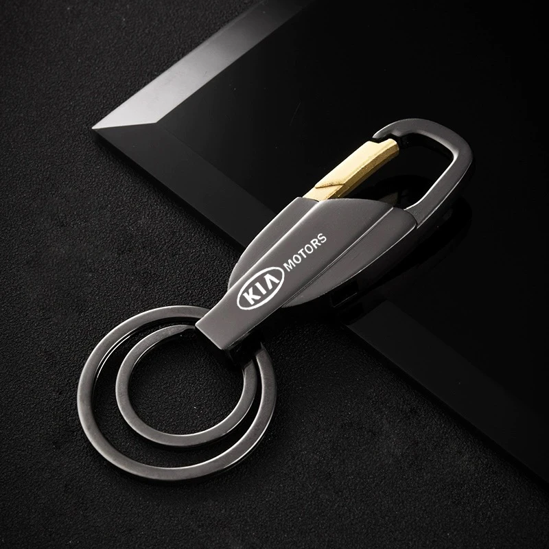 

New car waist buckle alloy metal keychain key ring Car Accessories