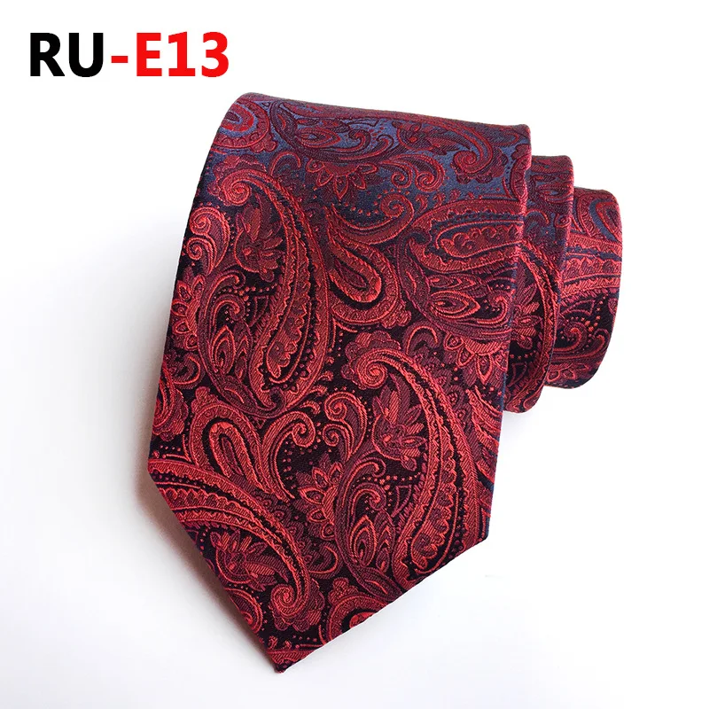 Классические мужские галстуки с узором пейсли 8 см новые модные клетчатые