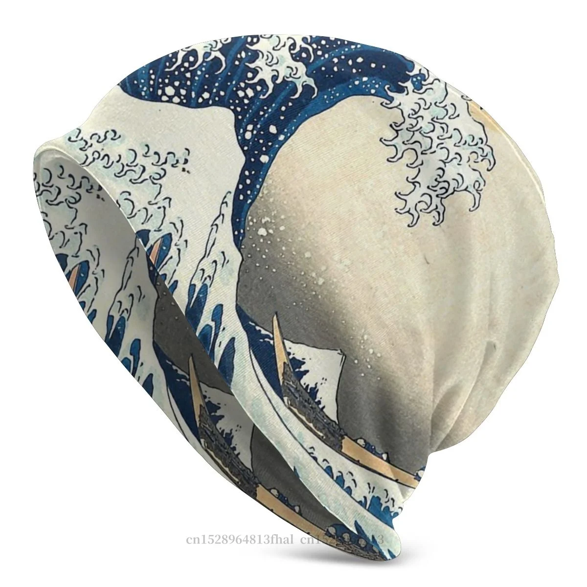 Knit Hat Artwork Outdoor Beanie Caps For Men Women Ukiyo-e Art Woodblock Prints Hokusai Skullies Beanies Ski Caps Bonnet Hats