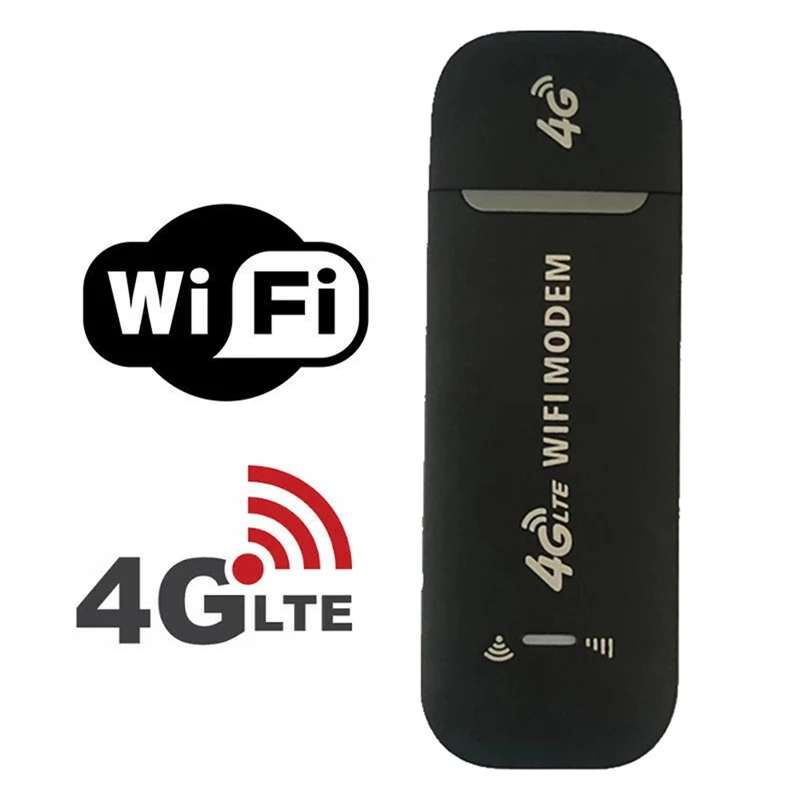 

4G USB-модем, Wi-Fi-роутер, USB-модем 150 Мбит/с со слотом для SIM-карты, автомобильная беспроводная точка доступа, карманный Мобильный Wi-Fi