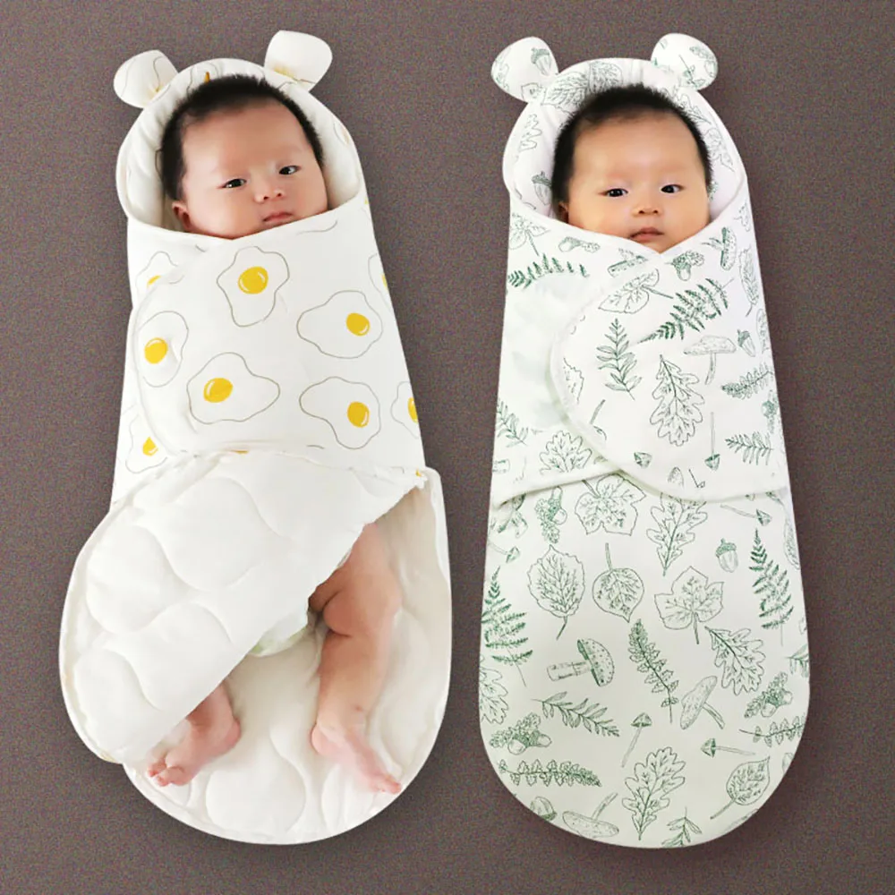 

100% хлопок Детские Обертывания пеленание новорожденный разряд конверт муслиновое одеяло толстое зимнее одеяло для детского постельного белья аксессуары для малышей