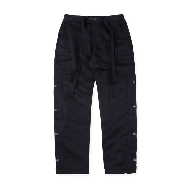 

Fashion brand fog FEAR of God 6th Velcro nylon side buckle ribbon casual sports pants