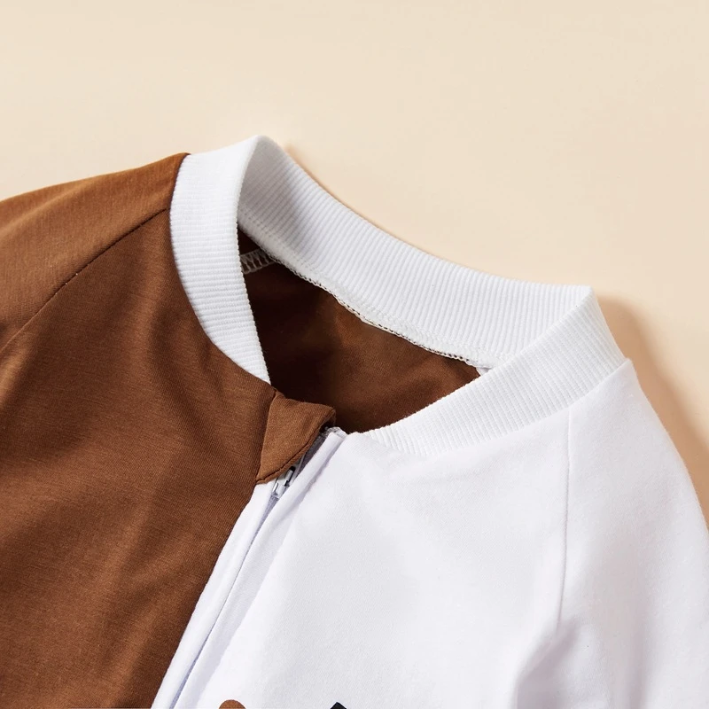 Комбинезон детский с длинным рукавом и принтом животных 2020|Ромперы| |