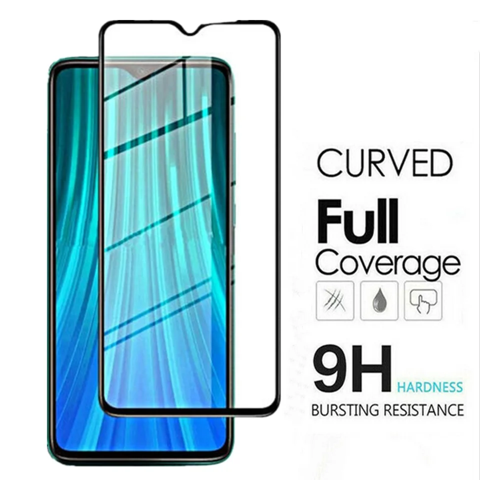 2 шт./лот полное покрытие закаленное стекло для xiaomi redmi 8 8A note8 Pro защита экрана на