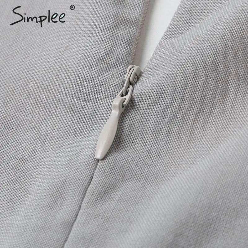 Simplee летнее гофрированное женское платье повседневное приталенное Макси с v