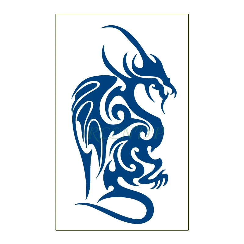 Водостойкая Временная тату-наклейка с соком китайская буква лотоса стойкие