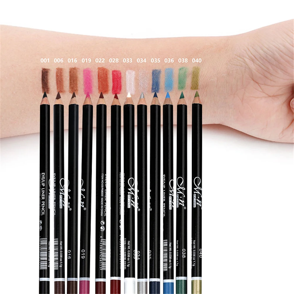 Подводка-карандаш водостойкая для глаз 12 шт./компл. | Красота и здоровье