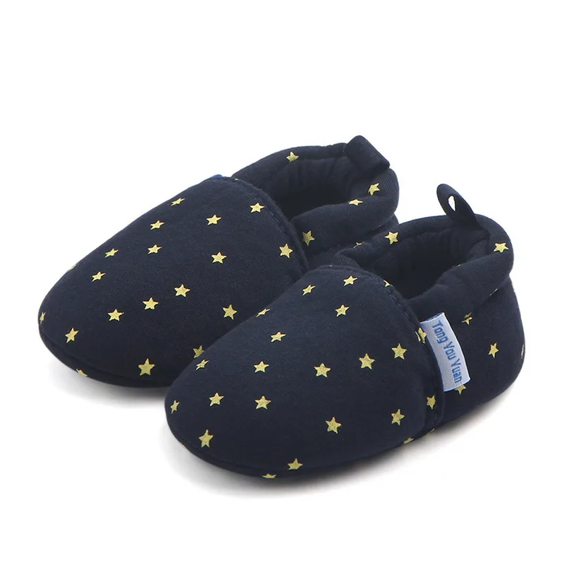 Ботинки для новорожденных мальчиков и девочек разноцветные милые хлопковые