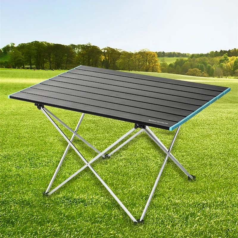

2021Hot Selling Outdoor Picnic Folding Table Super Light Aluminum Fishing Table Camping Table Chair Self Driving Picnic Table