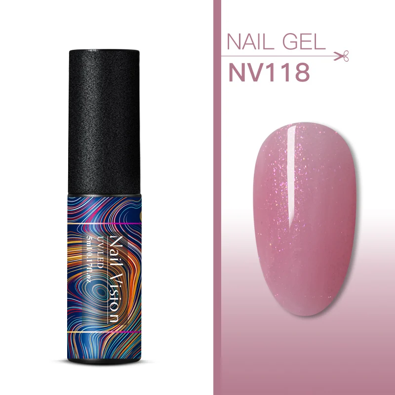 Nail Vision 5 мл УФ-набор гель-лаков для ногтей блестки замачиваются долговечный Гель-лак для ногтей маникюрный лак - Цвет: S06713