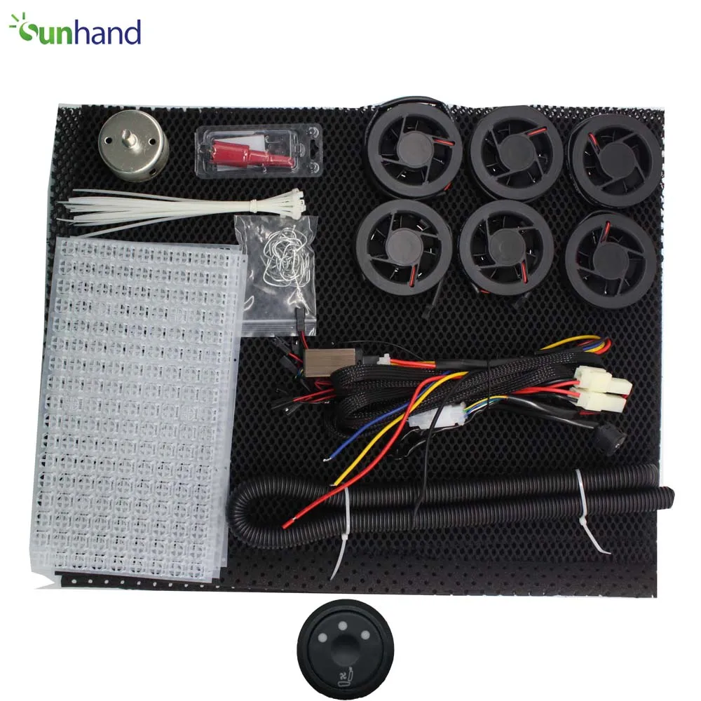 Охлаждающая подушка для сиденья автомобиля с 6 вентиляторами на сиденье 3 мя