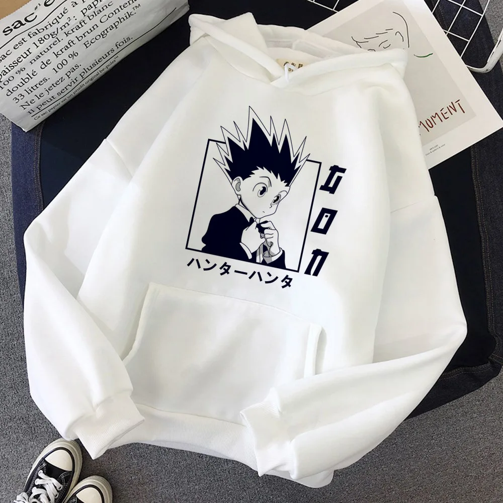 

Аниме толстовки hunter x hunter свитер с длинным рукавом Модная японская парная одежда кавайная Толстовка стрейч