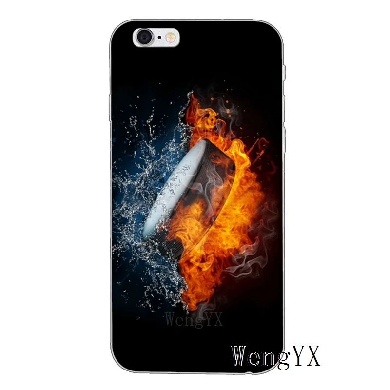 Я люблю хоккейные аксессуары чехол для телефона iPhone 11 Pro XS Max XR X 8 7 6 6S Plus 5 5S SE 4s 4 iPod
