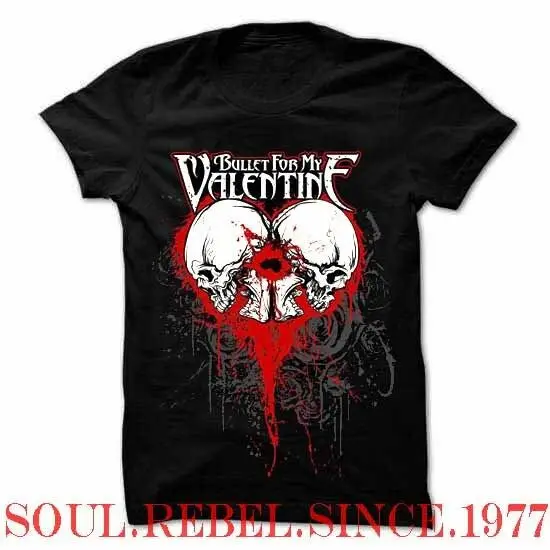 Мужская футболка с коротким рукавом в стиле панк и рок-группы BULLET FOR MY VALENTINE