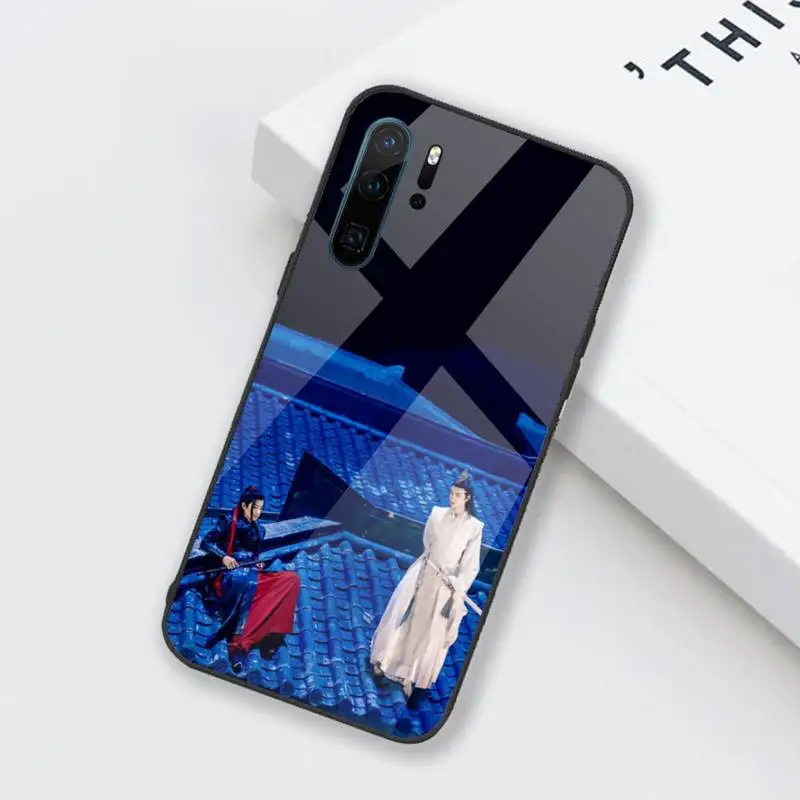 

Chen Qingling Wang Yibo Phone Case Tempered glass for Huawei Honor Mate P 9 10 20 30 8X 7A V10 Pro Plus Lite NOVA 3E 3I 5 5I Pro