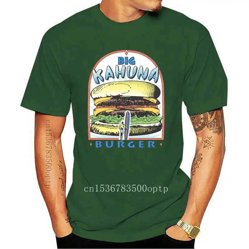 

Футболка Новинка крутые топы мужская футболка с коротким рукавом крупная Кахуна футболка с гамбургерами