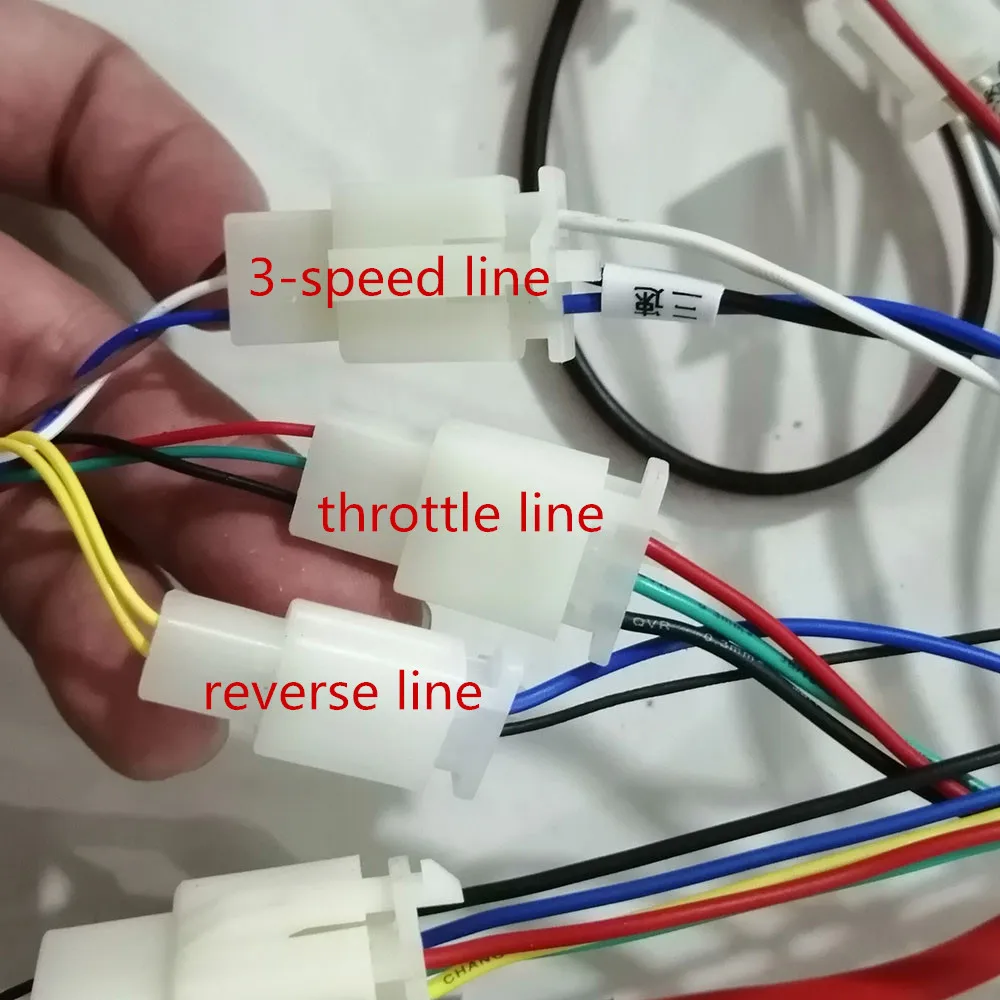 72V 3000W Электрический мотор BLDC контроллер 3-Скорость дроссельной заслонки для электрического скутера, фара для электровелосипеда в E-двигатель автомобиля часть мотоцикла