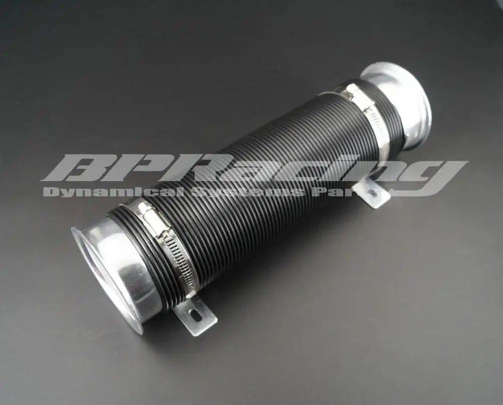 Универсальная гибкая Регулируемая впускная труба холодного воздуха 3 дюйма