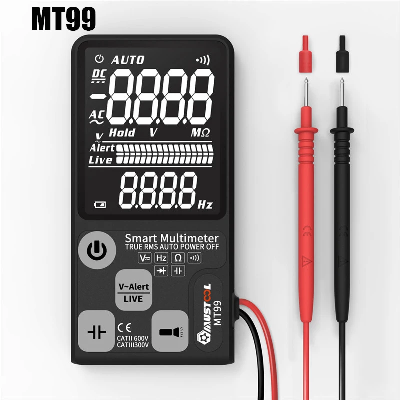 Цифровой Интеллектуальный Ручной осциллограф MUSTOOL MT8206 MDS8207 MT8205 MT99 MT109 2 в 1