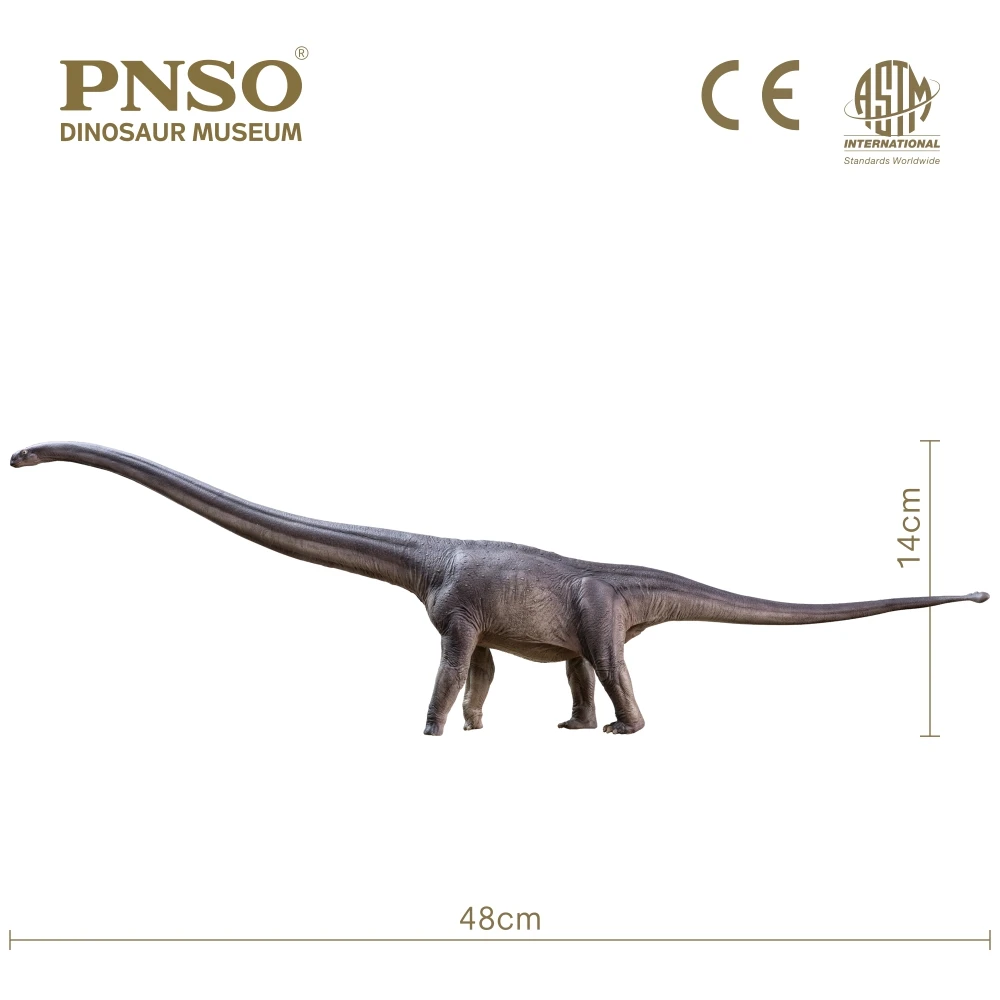 PNSO-Serie de museo de dinosaurios, nuevo ER-MA, los Mamenchisaurus 1:45, modelos de arte cient&iacute;fico-1