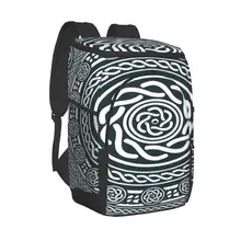 Thermal Backpack Abstract Celtic Mandala Waterproof Cooler Bag Large Insulated Bag Picnic Cooler Backpack Refrigerator Bag